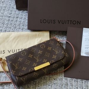 Authentic louis vuitton favorite pm in full set 👜